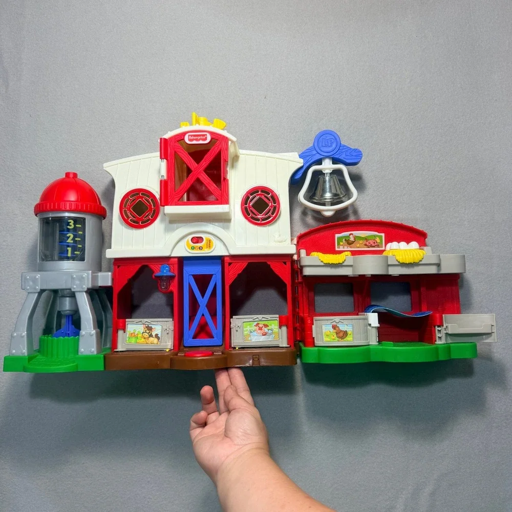 Fisher Price Little People Caring for Animals Farm Playset Red Barn Only